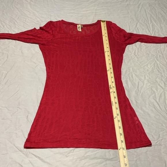 BKE women’s long sleeve sheer top size medium - Picture 6 of 7